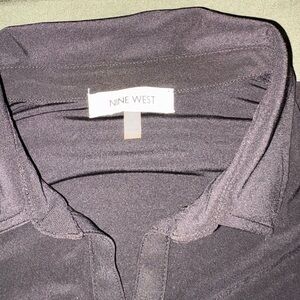 Nine West Charcoal Polo Shirt